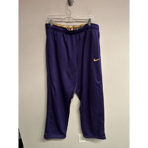 LSU Tigers Nike Therma Fit Sweatpants Purple Mens XXL